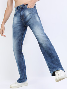 HIGHLANDER Boot-Leg Men Blue Jeans