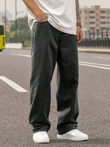 JAAR FASHION Men Grey Loose Fit Jeans - Image 6