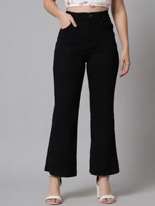 KOTTY Flared Women Black Jeans