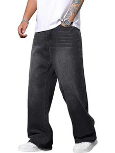 Southee Loose Fit Men Black Jeans