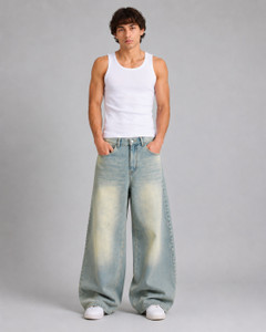 DAHZ Baggy Fit Men Blue Jeans - Image 5