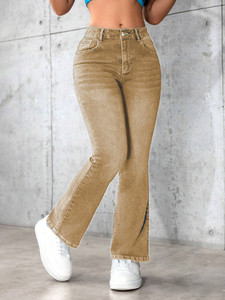 WaltZ Flared Women Brown Jeans