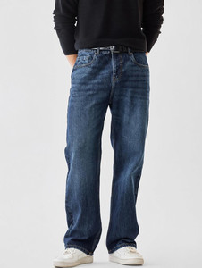 Snitch Straight Fit Men Dark Blue Jeans - Image 6