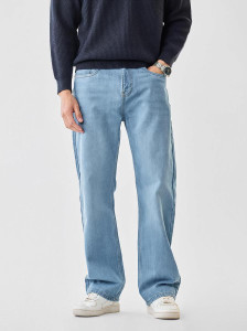 Snitch Straight Fit Men Light Blue Jeans - Image 6
