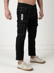 FUDE PRIDE Regular Men Black Jeans