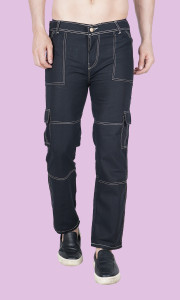 METRONAUT Regular Men Black Jeans