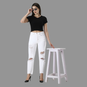Waastra Regular Women White Jeans