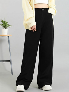 VBEAUTI Regular Women Black Jeans