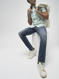 JACK & JONES Slim Men Blue Jeans