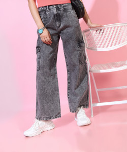 Tokyo Talkies Regular Women Grey Jeans