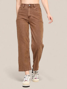 Angelo Relaxed Fit Women Brown Jeans