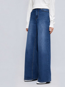 AAV2 Wide Leg Blue Jeans for Women - Image 5