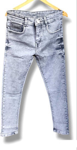 Jugnu Denims Regular Men Grey Jeans