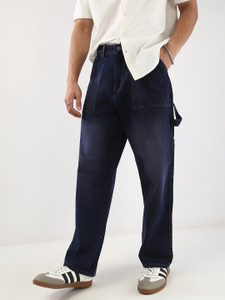Urbano Fashion Loose Fit Men Dark Blue Jeans