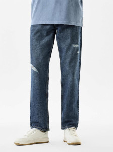 Snitch Relaxed Fit Men Blue Jeans