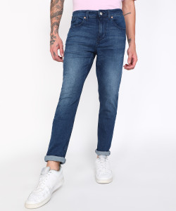 FLYING MACHINE Regular Men Blue Jeans