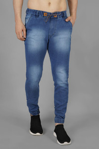 NIVASU Jogger Fit Men Light Blue Jeans