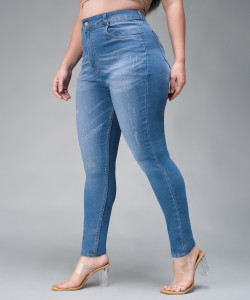 Miss Chase Skinny Women Blue Jeans