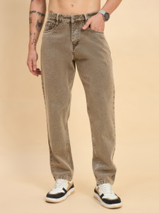STUDIO NEXX Loose Fit Men Brown Jeans