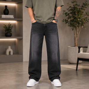 DENIM4MEN Straight Fit Grey Jeans - Image 5