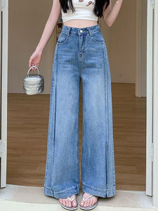 VBEAUTI Regular Women Light Blue Jeans