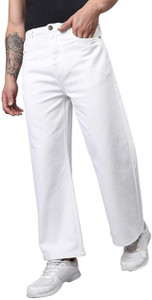 DASHING FIT Boyfriend Men White Jeans