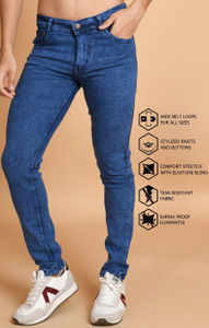 RASSO Regular Men Blue Jeans