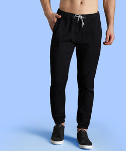 ZAYSH Jogger Fit Men Black Jeans