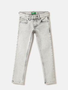 United Colors of Benetton Slim Girls Grey Jeans