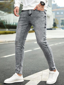 AIRCRAFTJEANS Relaxed Fit Men Grey Jeans