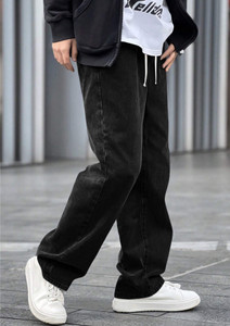 FTX Loose Fit Men Black Jeans