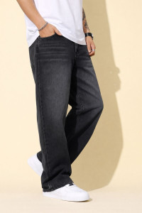 DENWOX Straight Fit Men Grey Jeans