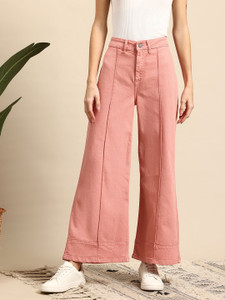Mast & Harbour Boot-Leg Women Orange Jeans