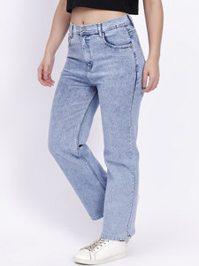 Highten Straight Fit Women Light Blue Jeans