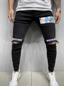 Crishtaliyo 2fashion Jogger Fit Men Black Jeans