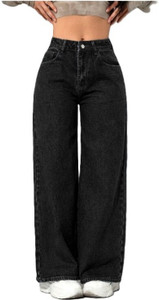 BEN MARTIN Loose Fit Women Black Jeans
