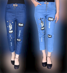GlamSmart Jogger Fit Women Blue Jeans