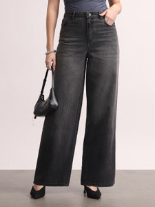 Urbano Fashion Loose Fit Women Grey Jeans