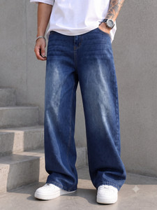 MEBOY Loose Fit Men Blue Jeans - Image 5