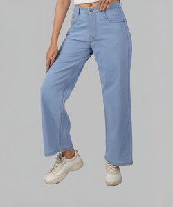 zayla Boyfriend Women Light Blue Jeans
