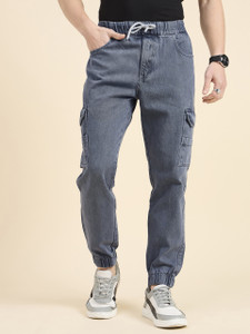 STUDIO NEXX Jogger Fit Men Grey Jeans