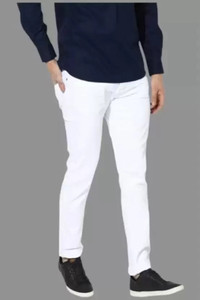 CABRRR Slim Men White Jeans