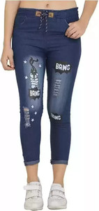 BRANDING Regular Girls Blue Jeans