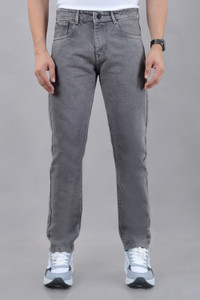 Moudlin Regular Men Grey Jeans