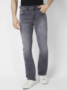Spykar Boot-Leg Men Grey Jeans