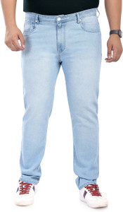 Pluss Tribe Regular Men Light Blue Jeans