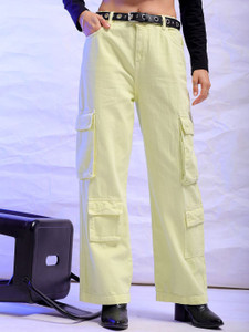 Freehand by The Indian Garage Co. Relaxed Fit Women Green Jeans