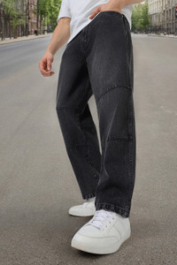 Urbano Fashion Loose Fit Men Black Jeans