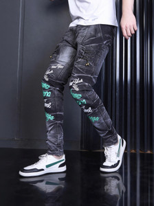 tracknjeans Slim Men Black Jeans