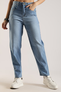 zayla Loose Fit Women Light Blue Jeans